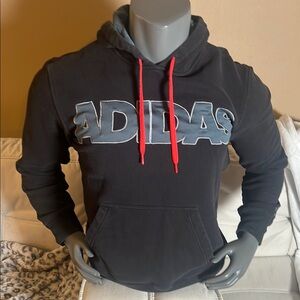 Adidas Men’s Black Sweatshirt Hoodie Size Medium